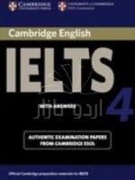 Cambridge English IELTS Book 4 with Answers ( Local )