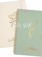 Joyberg Aesthetic Spiral Notebook, 2PCS Cute Notebook, 8.3_ x 6_ Notebook For Women, A5 Spiral Journal Notebook for